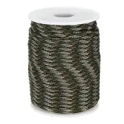 Paracord Rope 330lb,7 Strands Lanyard Spool Cord for Camp,Army Green Camouflage