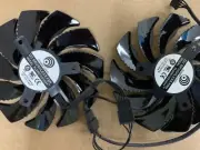 1pair GIGABYTE AORUS GTX 1070 RX570 RX580 Fan PLD09210S12HH T129215SU