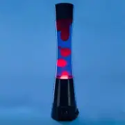 Bluetooth Speaker Lava Lamp Black/Purple/Red Motion