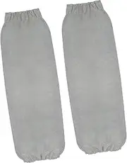 MotiveTech Welder Arm Guard, Welder Work Sleeves, 1 Pair, Lightweight Synthetic Pu, Length 35cm, for Metal Cutting Welding Sleeves, Grey