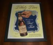 BLATZ BEER FRAMED AD PRINTS - YOUR CHOICE $11 EACH