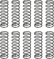 uxcell 20Pcs Compression Spring, 12mm OD, 1.2mm Wire Size, 40mm Free Length, Spring Steel Construction Extended Mechanical Compression Springs for Shop and Home Repairs, Silver Tone