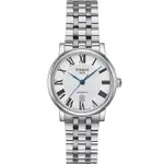 TISSOT 天梭 官方授權 CARSON 經典時尚機械女錶(T1222071103300)30MM