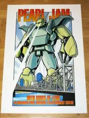 Pearl Jam Poster - Australia Tour 2006 Brisbane - Joe Whyte / Original IN Mint