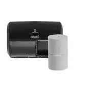 Compact® 2-Roll Side-by-Side Dispenser & Coreless 2-Ply Recycled Toilet Paper...