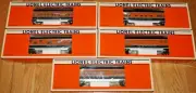 5 LIONEL O-GAUGE TCA ALUMINUM BODY PASSENGER SET 1995-1999 NIB