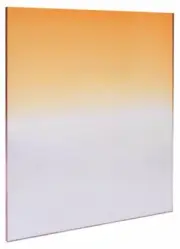 Polaroid Brown Graduated Color Square Filter Compatible with Polaroid & Cokin