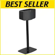 Premium Black Wood Stand for Sonos Play:5 - Ideal Listening Height & Orientation