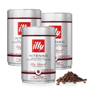 【illy】深焙咖啡豆 250g(三罐優惠組)