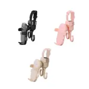 Stroller Hook Stroller Phone Holder 360° Rotation Multifunctional Cellphone
