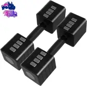 Adjustable Dumbbells Set of 2, 2-10KG Hand Weights Set for Women/Men with Anti-S
