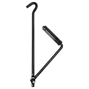 Car Jack Hand Crank Wheel Spanner Handle for Scissor Car Lift Black