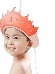 Shower Cap for Kids, Baby Bath Shower Head, Kids Hair Washing Shield, Toddler Shower Visor, Stop Water Going in Your Little Ones FaceS