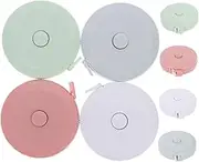 SHINEOFI Mini Tape Measure for Home Sewing Tailoring 2m Retractable Body Measurement Tape Push Button