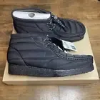 Clarks Originals Wallabee Black Quilted Boots 68587 Womens Size 8 NEW