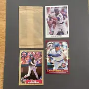 1990 Post Pack Ryne Sandberg Top, 1987 Donruss Opening Day, Topps, 1990 Leaf Lot
