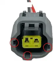 2 Pin Car Coolant Temperature Sensor Plug Wire Harness 1JZ-GTE 2JZ-GTE Miata IAC Connector Compatible with Toy~ta 178390-1 178390-2 178390-3 (Color : 2Pin Gery A, Size : 1 Pc with 15cm Wire)