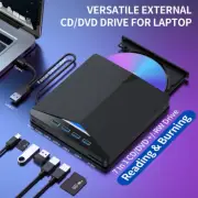 7IN1 USB External DVD Writer Burner RW ROM Drive CD Player Notebook Mac Laptop