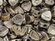 50 pcs Vintage Antique Silver Plated 8mm Flat Triangle Beads Crafts Jewelry