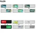Clean Dirty Dishwasher Non Scratch Magnet Magnetic Backing Washing Running Sign