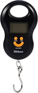 [Jerliflyer] Pocket Portable 50kg/10g LCD Digital Scale,Digital Hanging Weight Electronic Luggage Hook Scale Without Battery Digital Luggage Scale