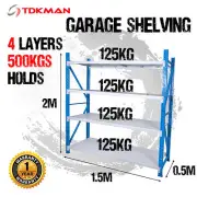 Heavy Duty Steel Storage Shelving Shelves Rack Garage Office Warehouse Workshops