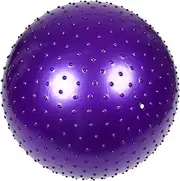 Mipcase Yoga Massage Ball Anti Burst Exercise Ball for Sensory Training Slip Resistant Gym