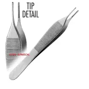 6 O.R ADSON FORCEPS MICRO FINE POINT 4.75" SERRATED SURGICAL DENTAL INSTRUMENTS