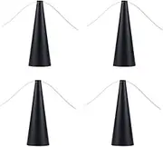 HPAMR 4 Packs Fly Fans for Tables, Portable Table Top Fly Fan with Holographic Blades, Battery Powered Batteries NOT Included, Meal Table Fly Fan to Clear Bugs, Mosquitoes, and Flies