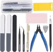 Rustark 11Pcs Model Basic Tools Craft Set Car Model Building Repair Fix Kit for Gundam Modeler