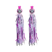 SUNLITE Combo & Streamers Combo w/ Streamers Pink/Purple Bike Bell