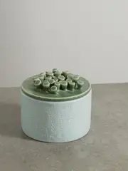 [MARLOE MARLOE] MARLOE MARLOE - + Net Sustain Coral Glazed Ceramic Vanity Box - Blue - One size One size Blue