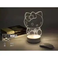 在飛比找蝦皮購物優惠-哆啦A夢 Hello Kitty 3D LED 小夜燈 立體