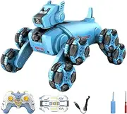 Robotic Dogs for Kids | Smart 8WD Stunt Robot Dogs - Interactive Climbing Puppy with Music & Light, Electric Robotic Animals for Homes, Schools