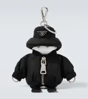 [Prada] Prada Soft Robot Re-Nylon bag charm One Size black