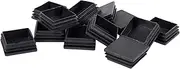 Peakloong 50mm x 50mm Plastic Square End Blind Plugs Cap Pipe Inserts 12pcs