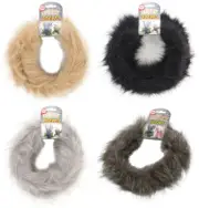 Fuzzy Craft Stems 9 Feet - Lion Mane, Black, Grey, Grey Wolf