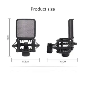 亞都音樂 避震架+防噴罩 套裝 電容式 麥克風 PC-11 電容麥 防噴 避震 通用 直播 錄音 歡歌 抖音