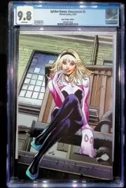 SPIDER-GWEN GWENVERSE #5 - GREG LAND VIRGIN VARIANT EXCLUSIVE CGC 9.8