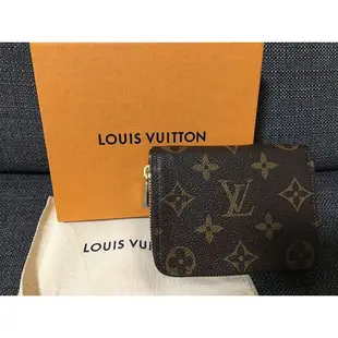 LOUIS VUITTON M60067 經典Monogram 帆布 拉鏈零錢包