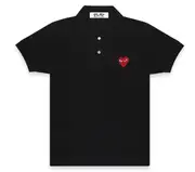 [COMME des GARCONS PLAY] 男士紅心 Polo 衫