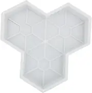 WeiLaiKeQi Stepping Stone Paver Walk Way Cement Molding DIY Outdoor Decor Path Brick Concrete Molding Reusable Pathmate Stone Molding