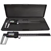 Digital 6" Outside Groove Vernier Caliper Ruler Micrometer Gauge Indicator