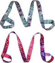 Yoga Mat Carrier Stretching Straps, 2 PieceYoga Training Strap Mat Carry Belt,Yoga Mat Carry Strap Belts,Colorful Yoga Mat Pad Carrier Straps