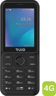 RUIO 4G Mobile Phone Black