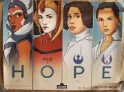 Star Wars Celebration Karen Hallion HOPE Art Print Poster Ahsoka Leia Rey Padme