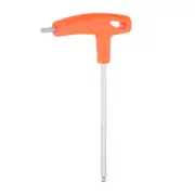 T-Handle Ball End Hex Key Wrench 5mm T-Key Inner Hexagon Spanner, Orange