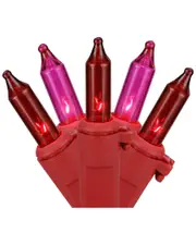 Northlight 50Ct Red And Pink Mini Valentine's Day Light Set 10ft Red Wire