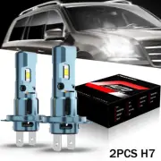 For Smart Fortwo 2008-2015 Super White H7 LED Headlight High/Low Beam Bulbs 2x (for: Smart)