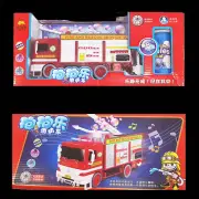 New Automatic Fire Truck Bubble Blower Blowing Maker Machine Battery operated
